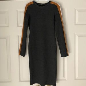 Zara Waist cinching knee length dress